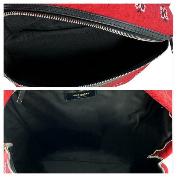 Saint Laurent Paisley City Backpack - Picture 8 of 8